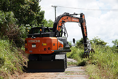 伐根(抜根)作業